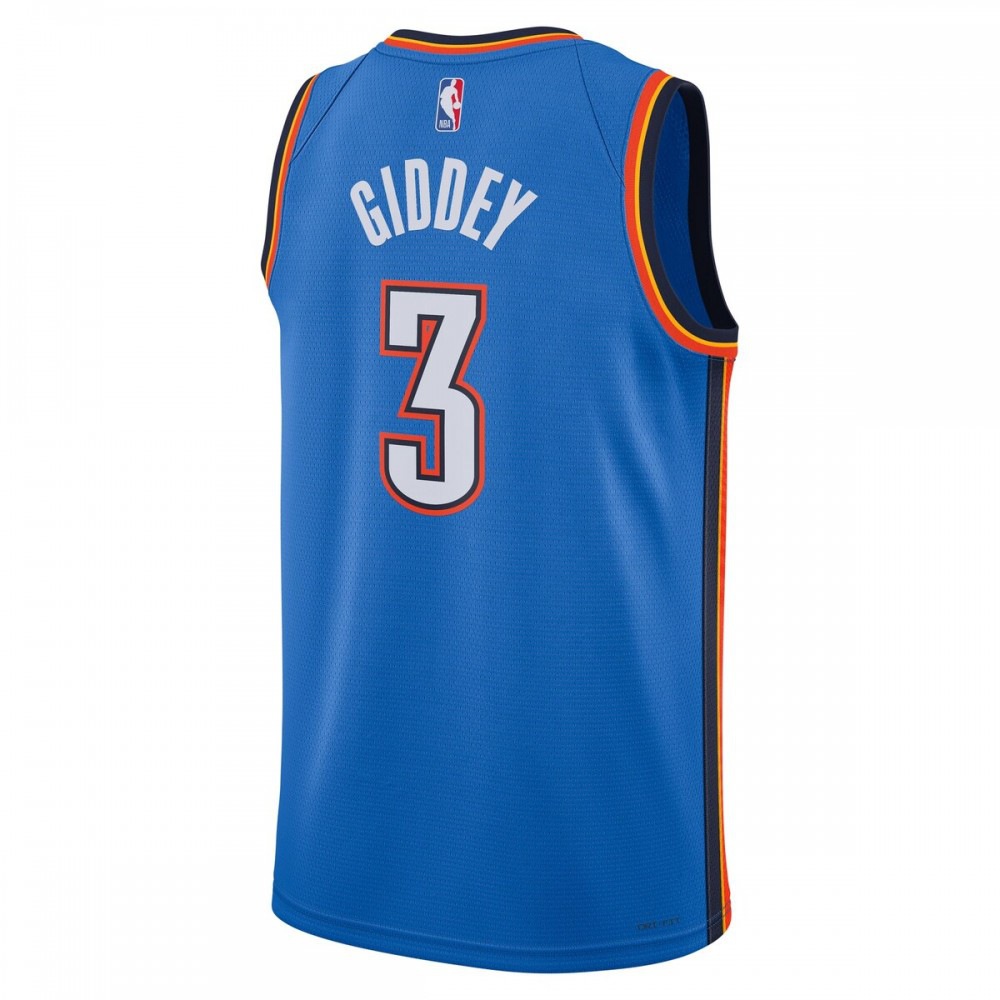 Josh Giddey Oklahoma City Thunder Unisex 2022/23 Swingman Jersey - Icon Edition - Blue-Pro Kit Vault | Brand New 26/27 Sports Jerseys